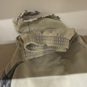 Balenciaga Cream Casual Sweatpants